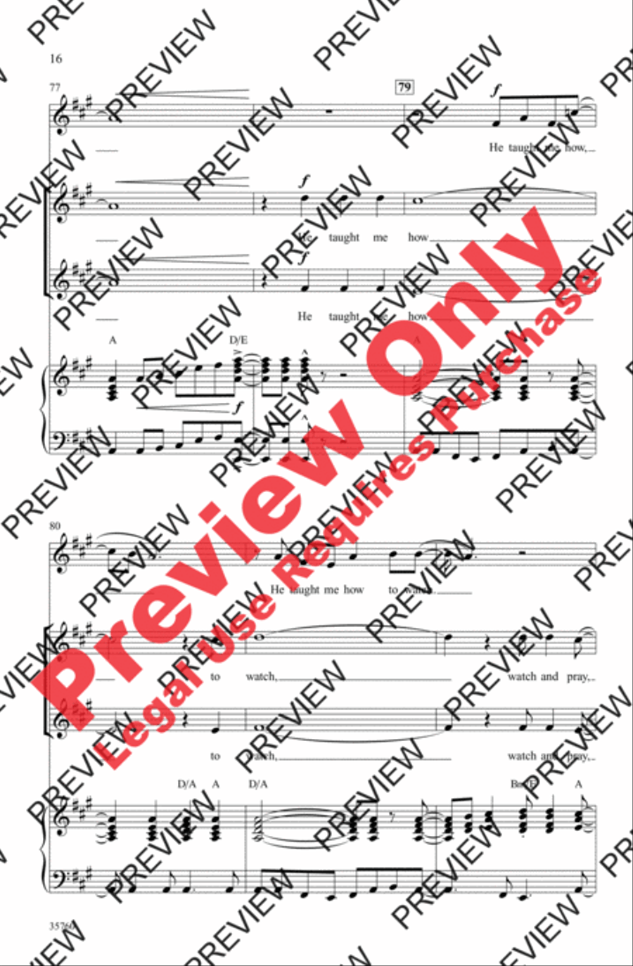 Oh Happy Day 2-Part scores gallery preview page 35