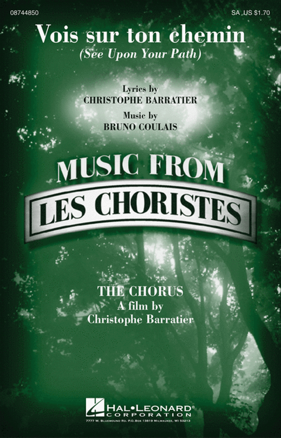 Vois sur ton chemin (See Upon Your Path) SA scores gallery preview page 1