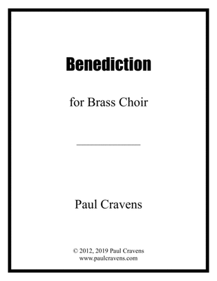 Benediction (Brass Choir - Score only) - Score Only