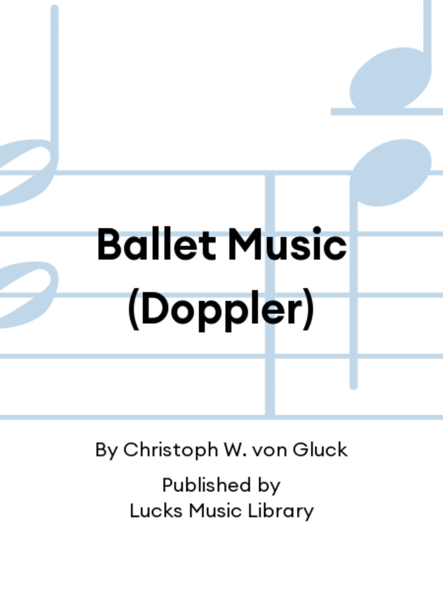 Ballet Music (Doppler) Set of Parts scores gallery preview page 1