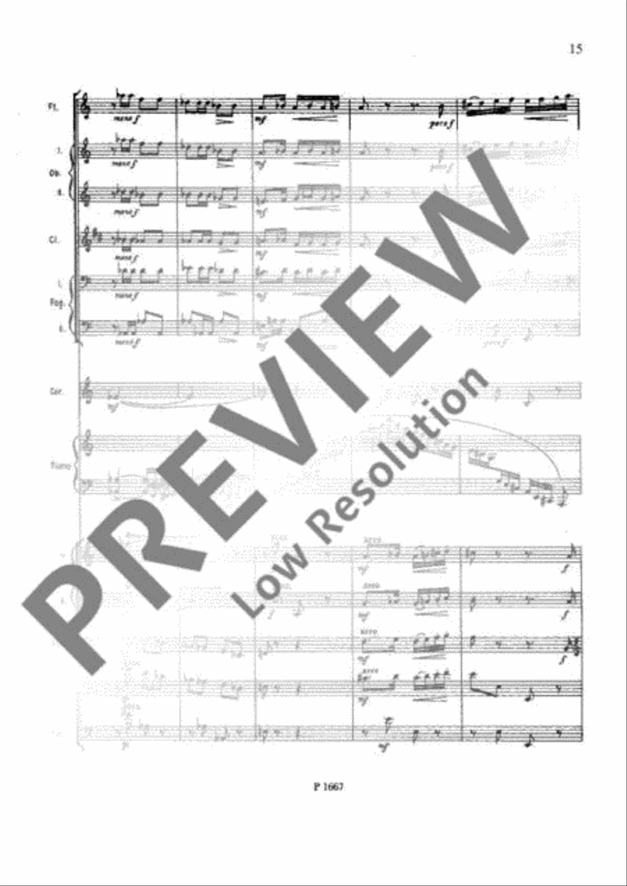 Concertino (Divertimento) Orchestra scores gallery preview page 16