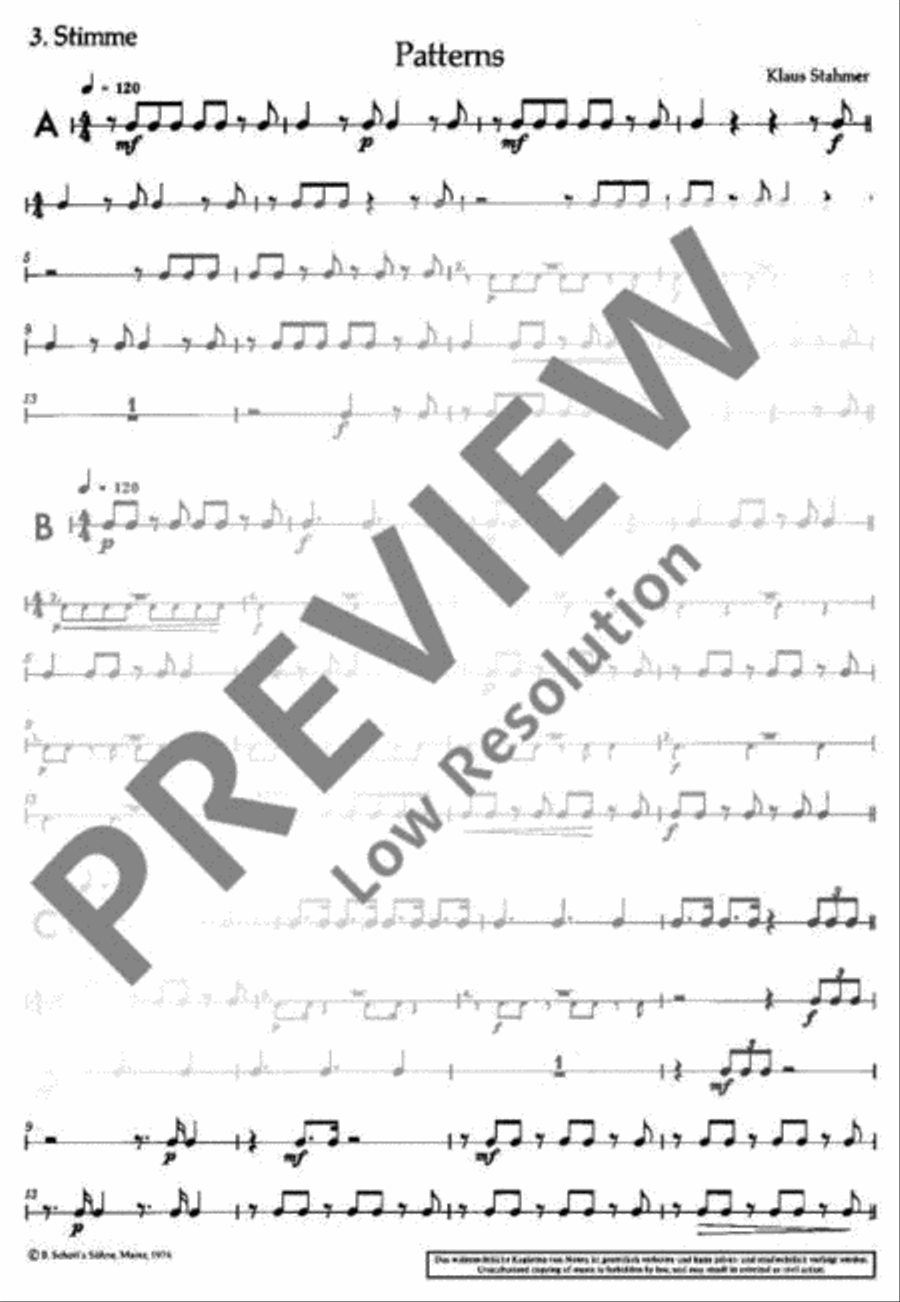 Patterns Part scores gallery preview page 3