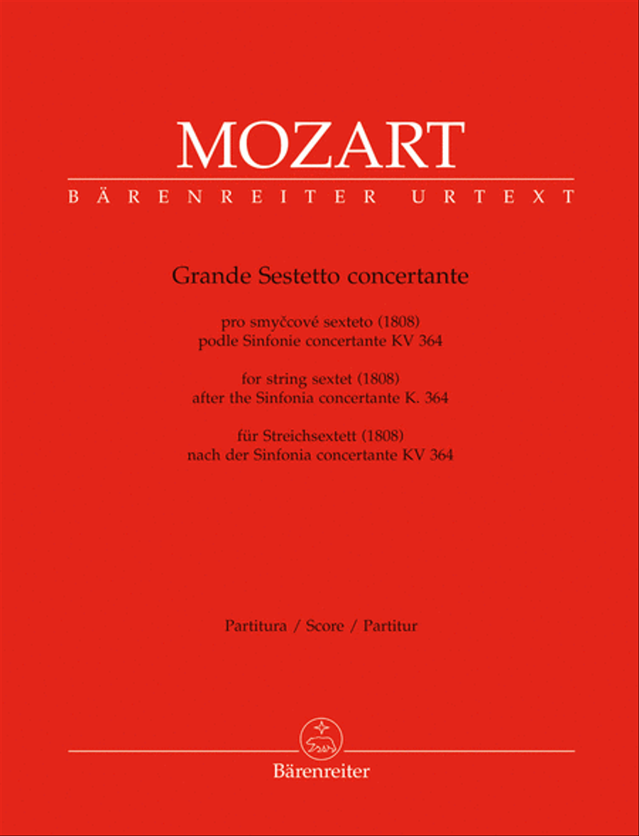 Grande sestetto concertante for String Sextett Chamber Music scores gallery preview page 1