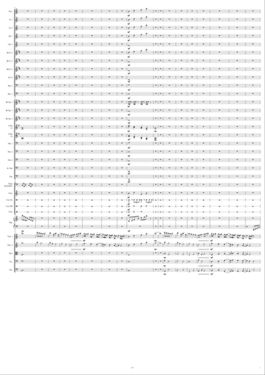 A Beautiful World Full Orchestra scores gallery preview page 5
