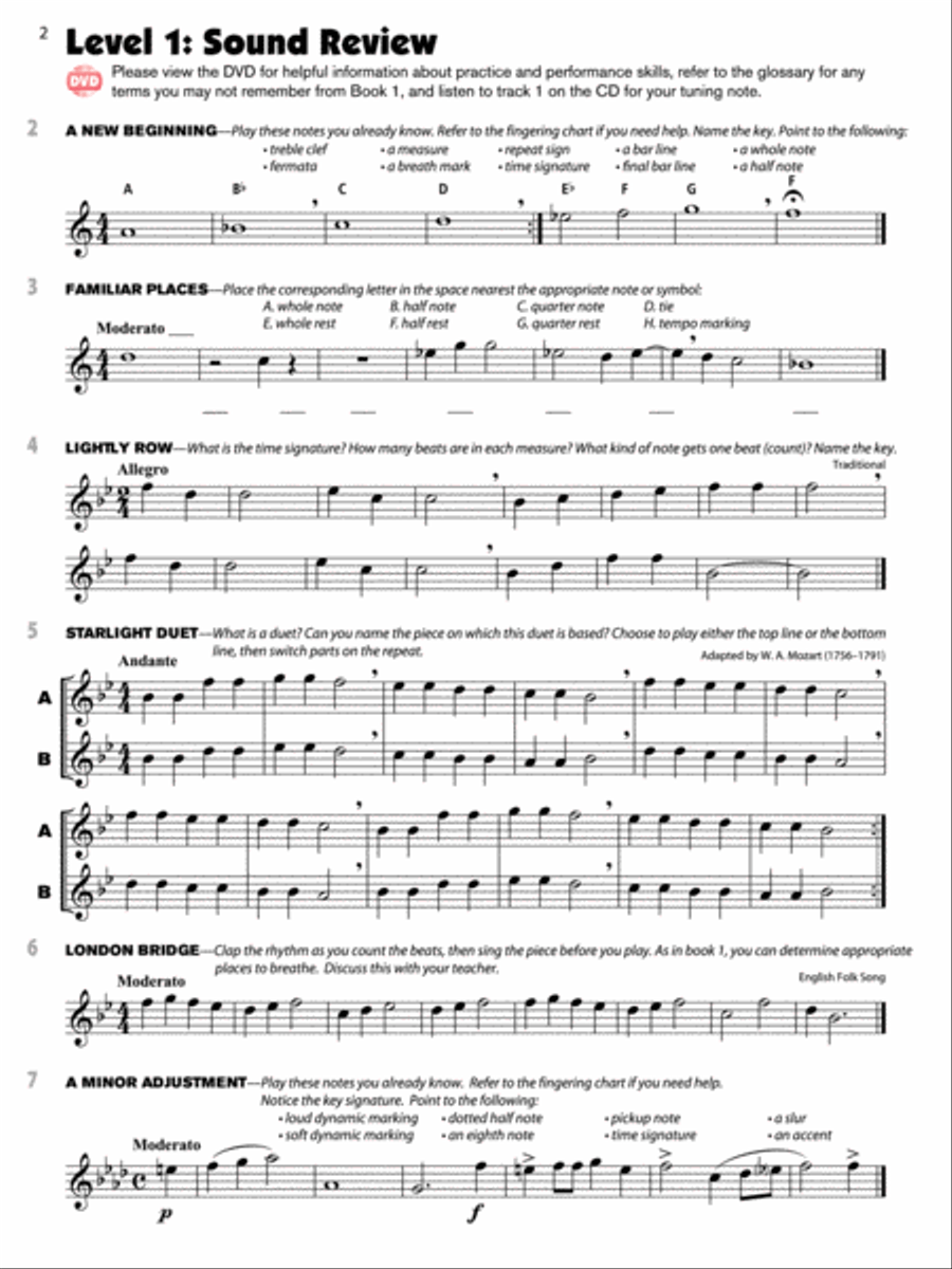 Sound Innovations for Concert Band Concert Band Methods scores gallery preview page 2