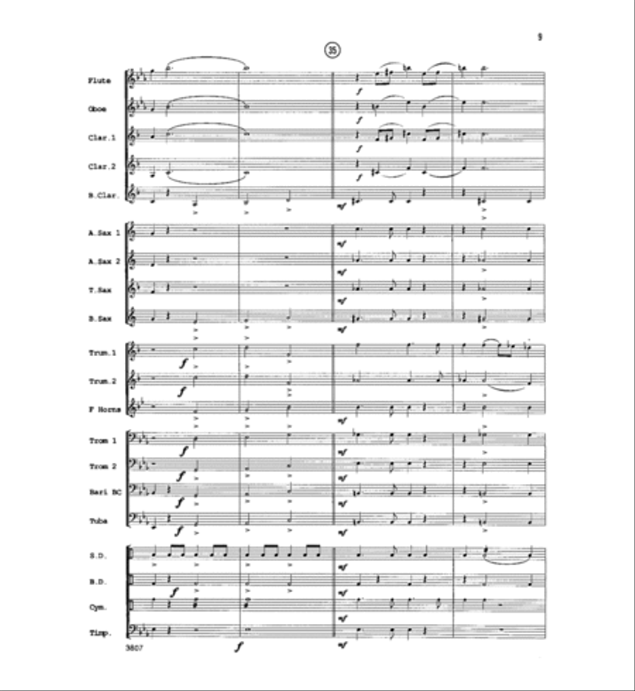 Amarado Amarado Concert Band scores gallery preview page 8