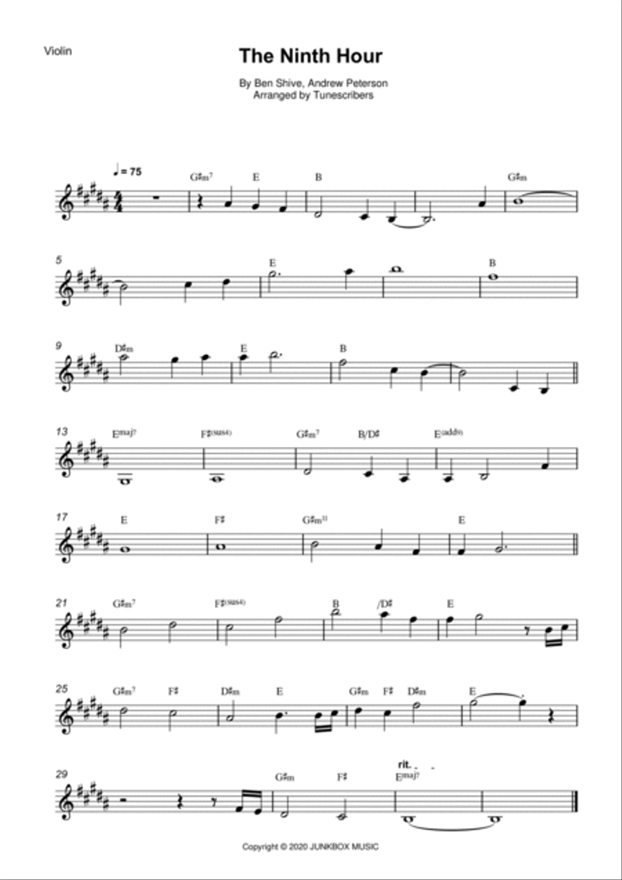 The Ninth Hour Cello scores gallery preview page 5