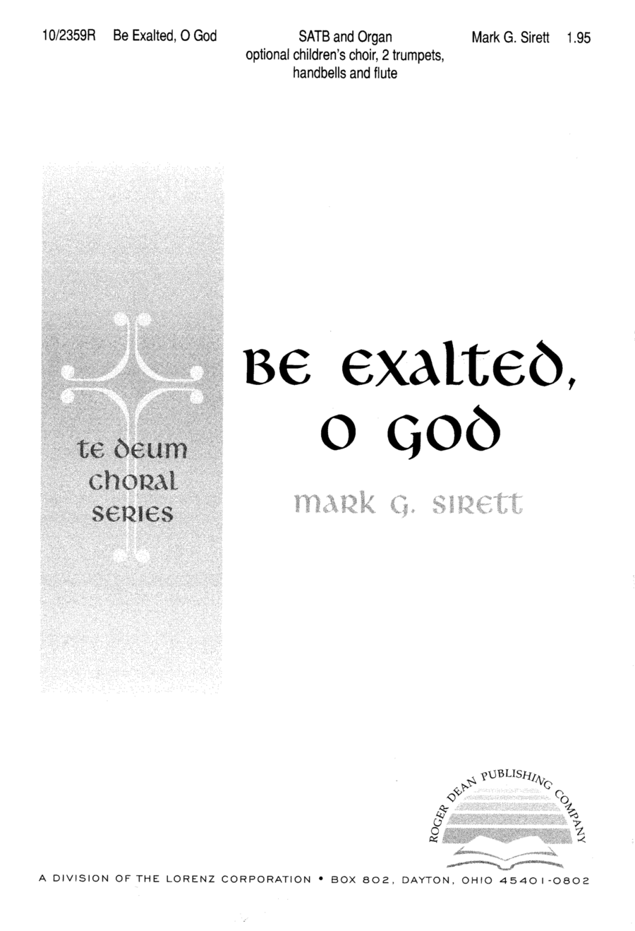 Be Exalted, O God 4-Part scores gallery preview page 1