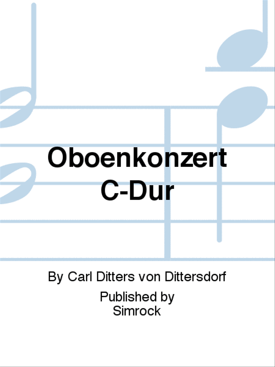 Oboenkonzert C-Dur Oboe scores gallery preview page 1