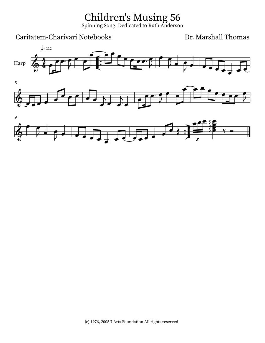 Children's Musing 56 Small Ensemble scores gallery preview page 3