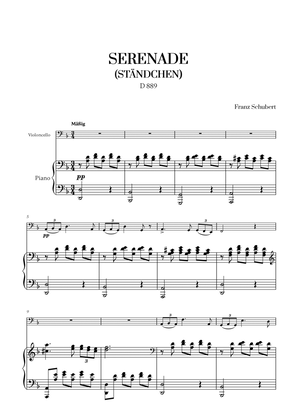 F. Schubert - Serenade (Ständchen) (D 889) for Cello and Piano