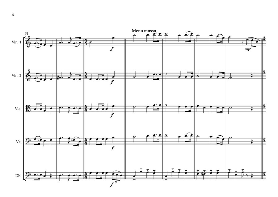 Burkinabé (Burkina Faso) National Anthem for String Orchestra (World National Anthem Series) String Orchestra scores gallery preview page 6