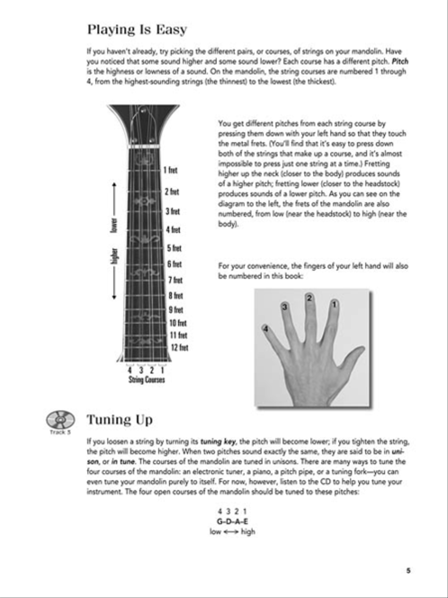 Play Mandolin Today! – Level 1 Guitar Tablature scores gallery preview page 4