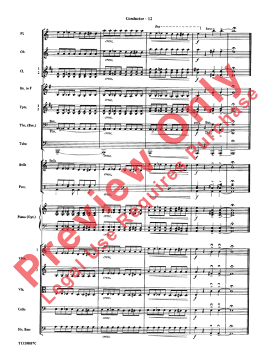 Batman Theme Full Orchestra scores gallery preview page 15