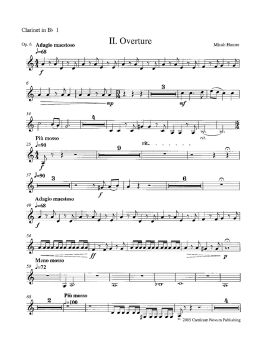 He was Called Jesus, A Sacred Cantata, Instrumental Parts 3-Part scores gallery preview page 6