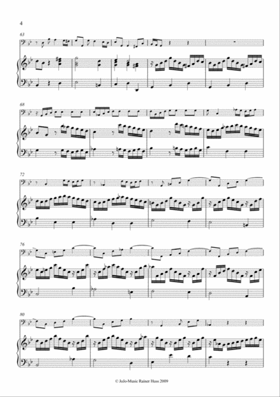 J.S.Bach Sonata in g, BWV 1020 J.S.Bach Sonata in g, BWV 1020 Small Ensemble scores gallery preview page 5