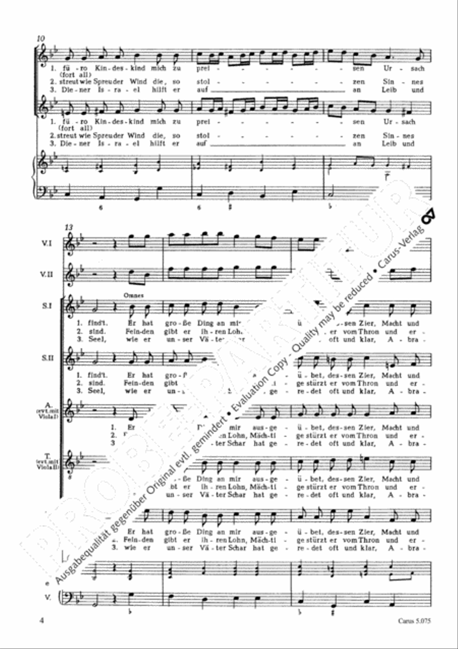 Magnificat SSATB scores gallery preview page 5