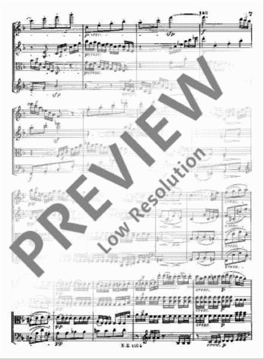 String Quartet F major String Quartet scores gallery preview page 14