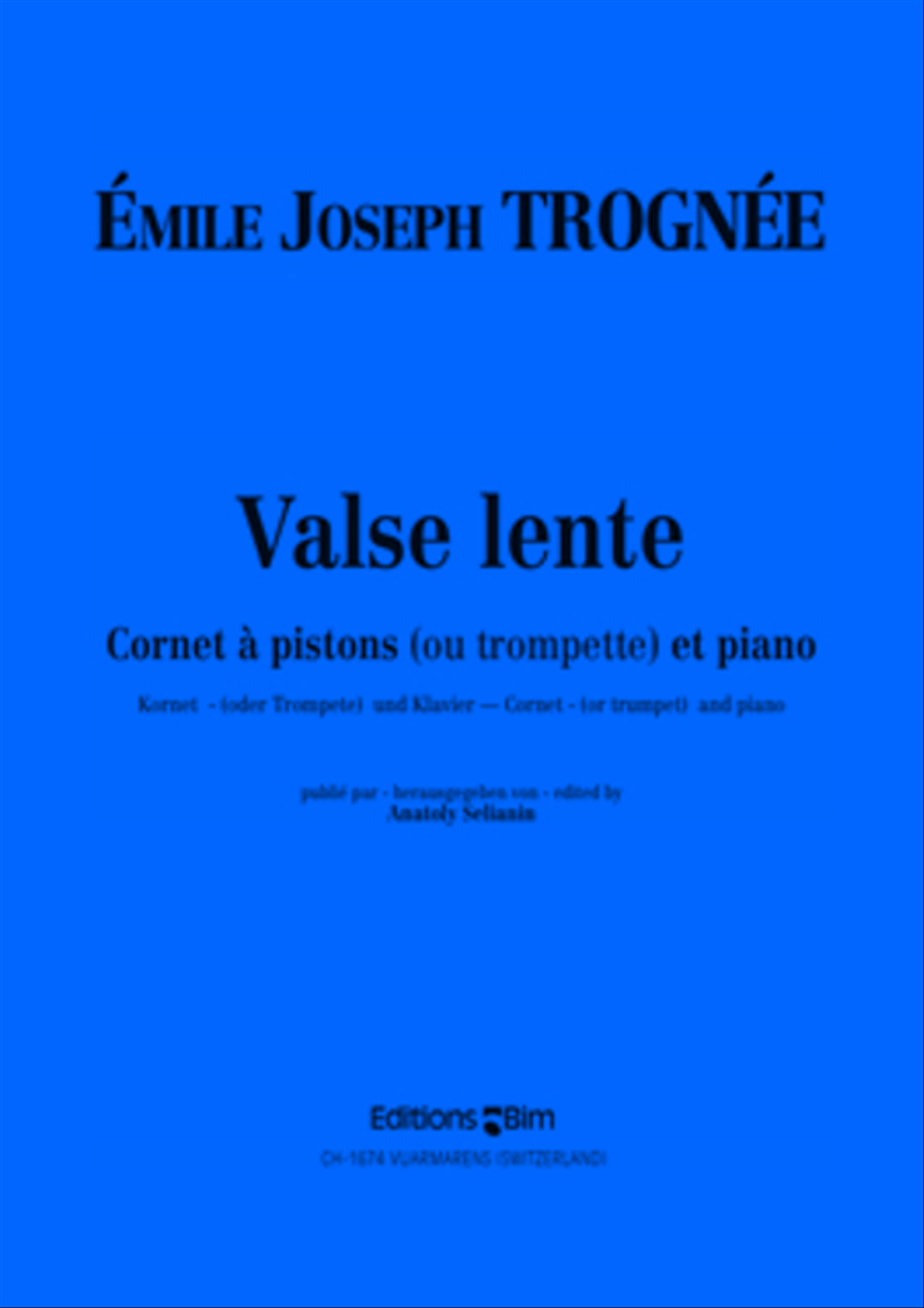 Valse lente Valse lente Trumpet Solo scores gallery preview page 1