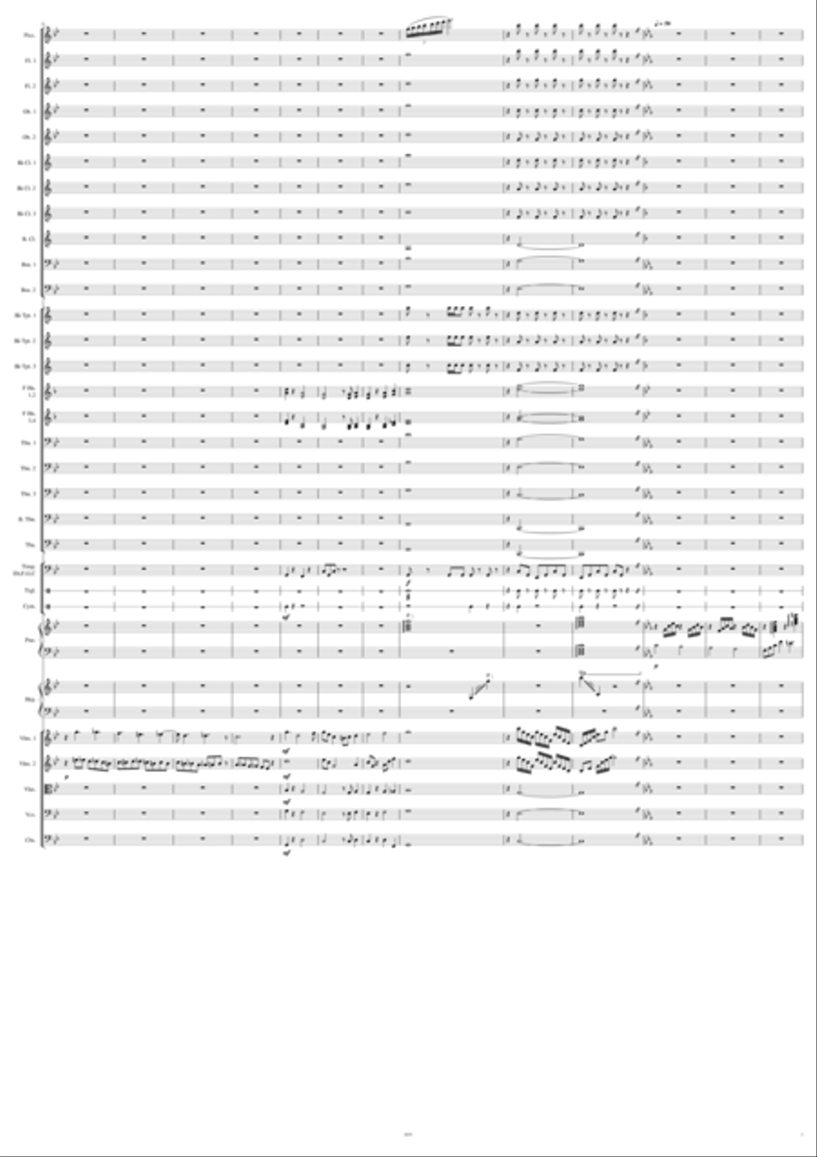 Sea of Mystery Sea of Mystery Full Orchestra scores gallery preview page 3