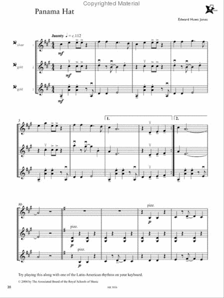 Music Medals Silver Violin Ensemble Pieces Violin scores gallery preview page 2