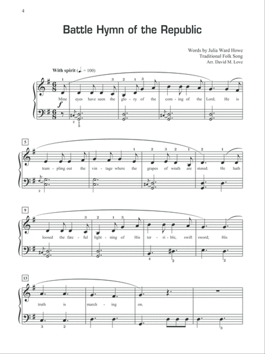 Play Mormon Hymns, Book 3 Piano Solo scores gallery preview page 4