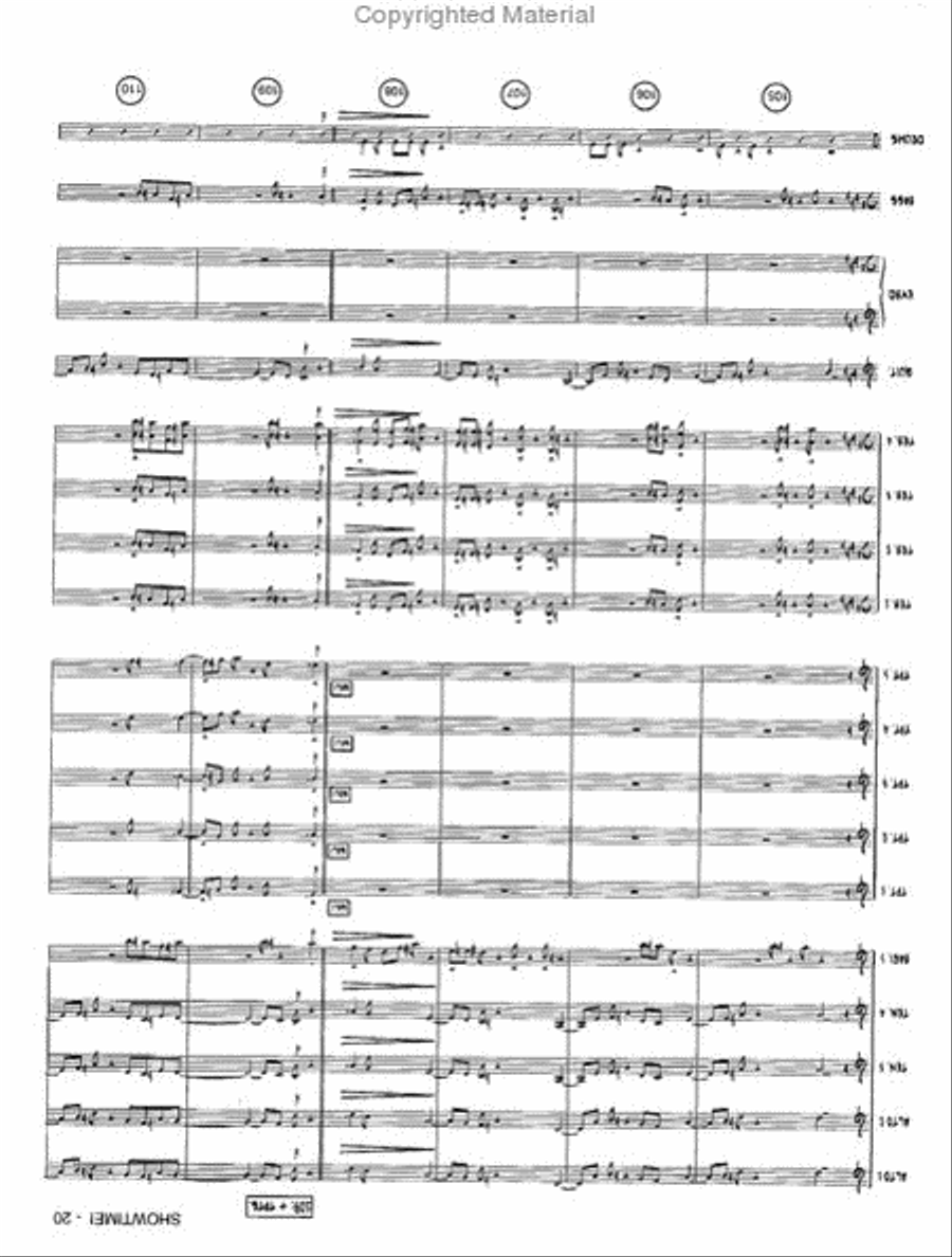 Showtime! Jazz Ensemble scores gallery preview page 19