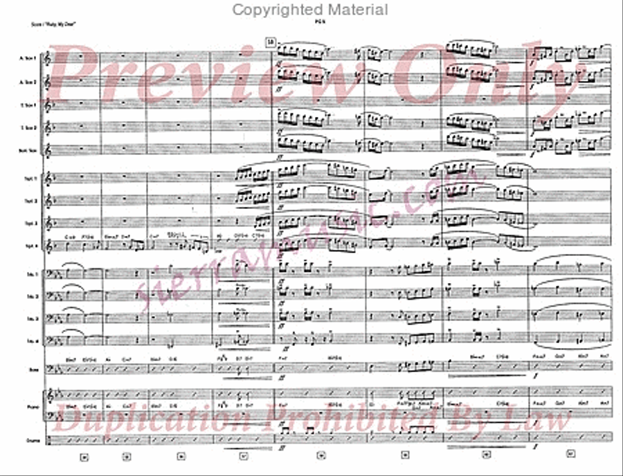 Ruby, My Dear Big Band scores gallery preview page 10