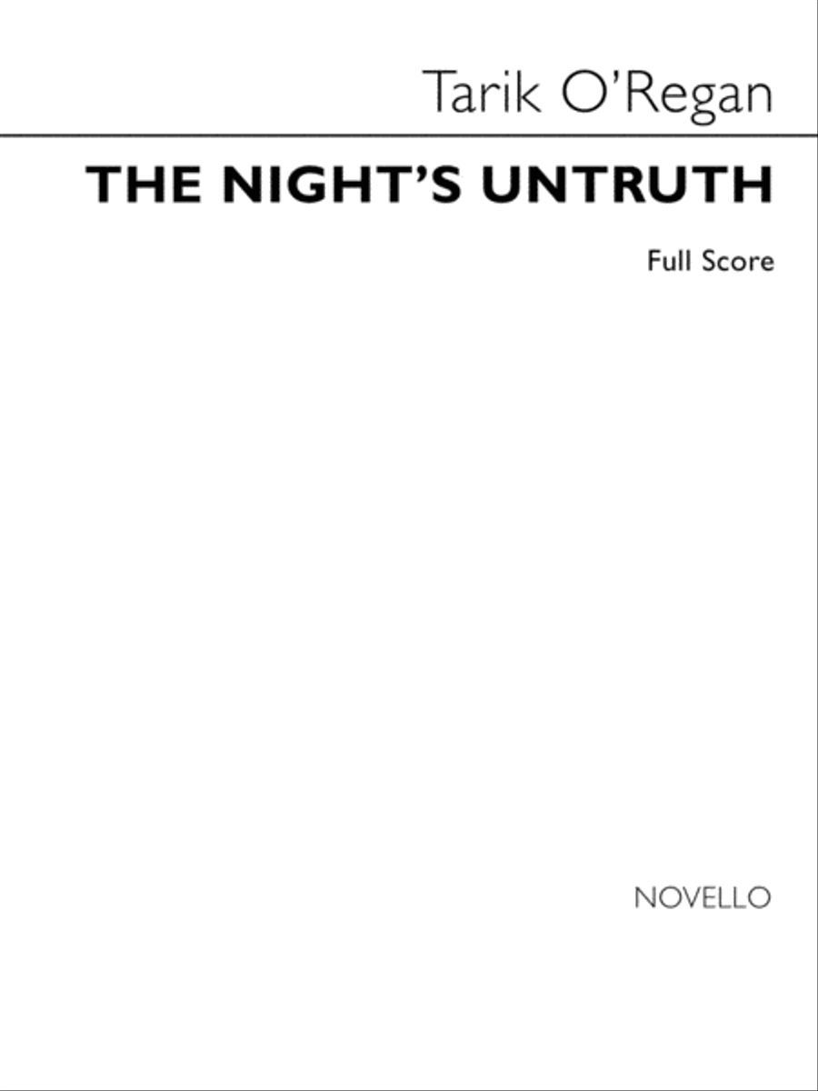 The Night's Untruth 4-Part scores gallery preview page 1