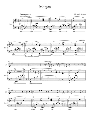 Richard Strauss - Morgen (Clarinet Solo)