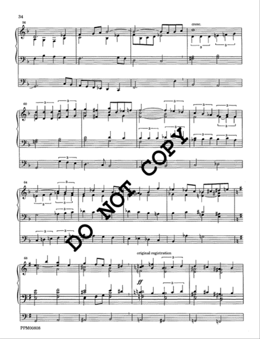 I Sing the Almighty Power of God: Organ Voluntaries on the Hymn Tunes of Ralph Vaughan Williams Volume I Organ scores gallery preview page 35