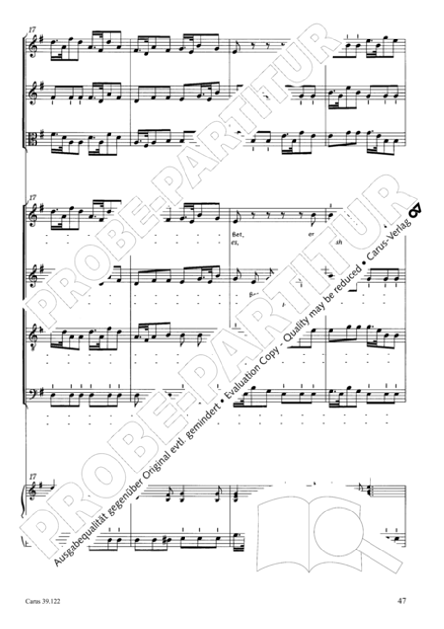 All my spirit exalts (With my spirit I praise the Lord) 4-Part scores gallery preview page 48