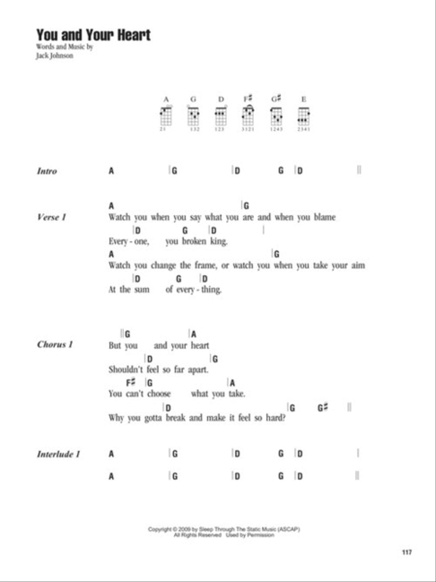 Jack Johnson – Strum & Sing Ukulele scores gallery preview page 8