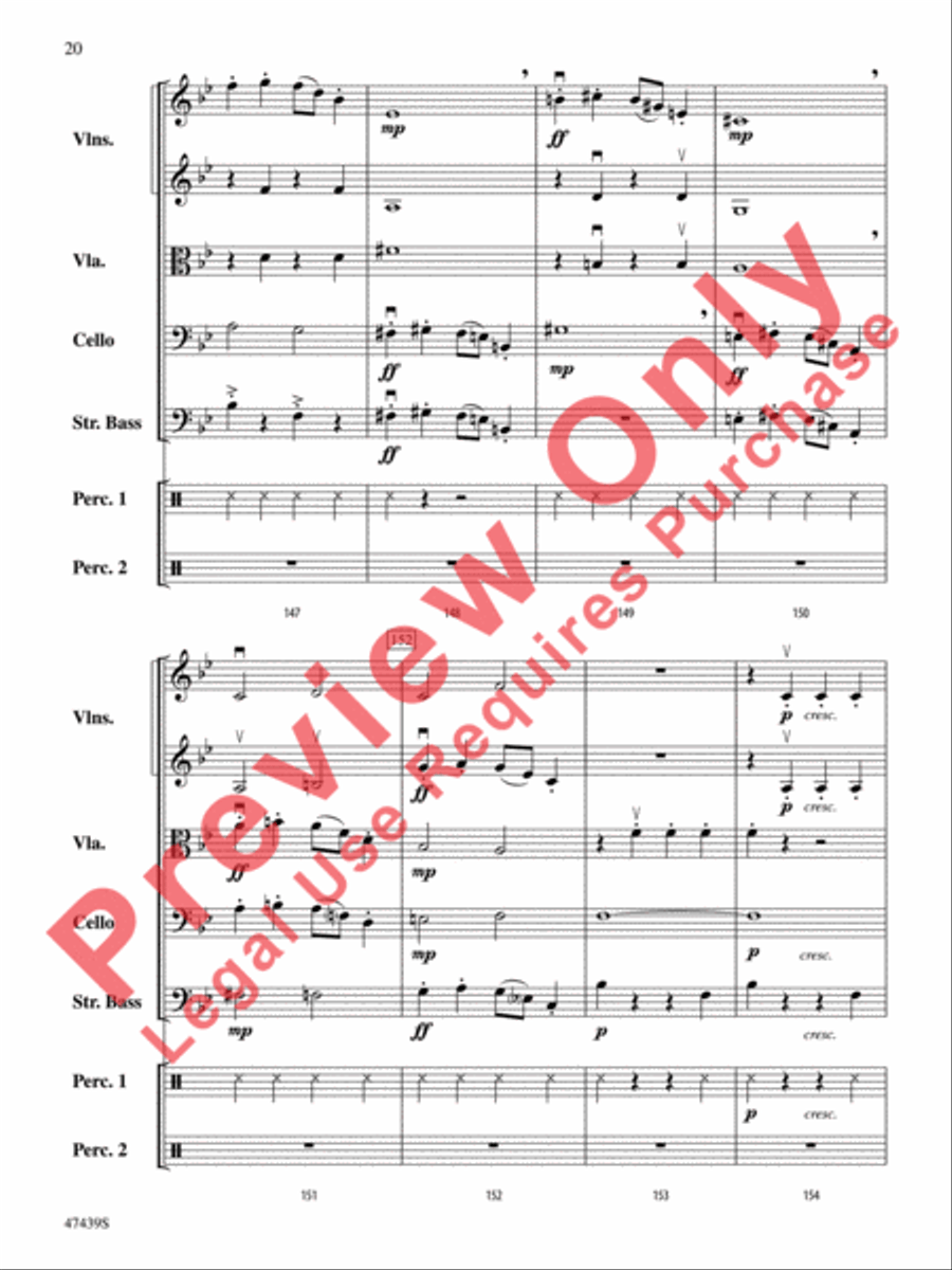 Sleigh Ride String Orchestra scores gallery preview page 21