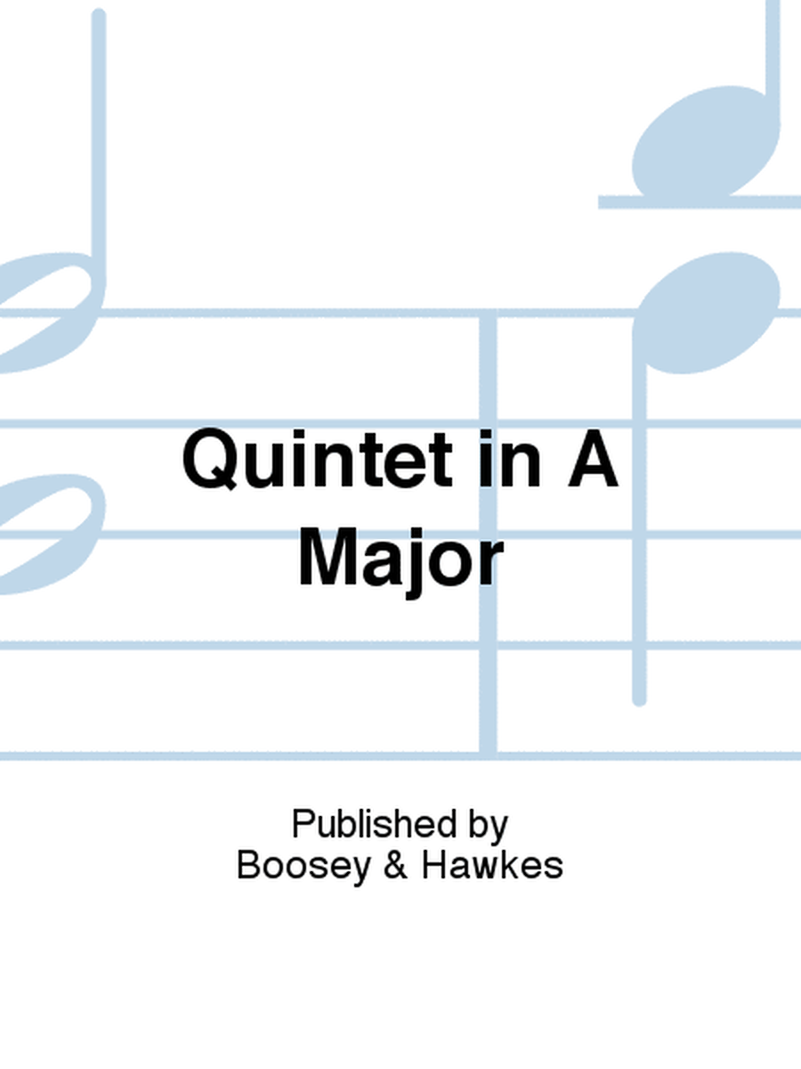 Quintet in A Major