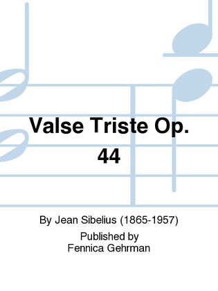 Book cover for Valse Triste Op. 44