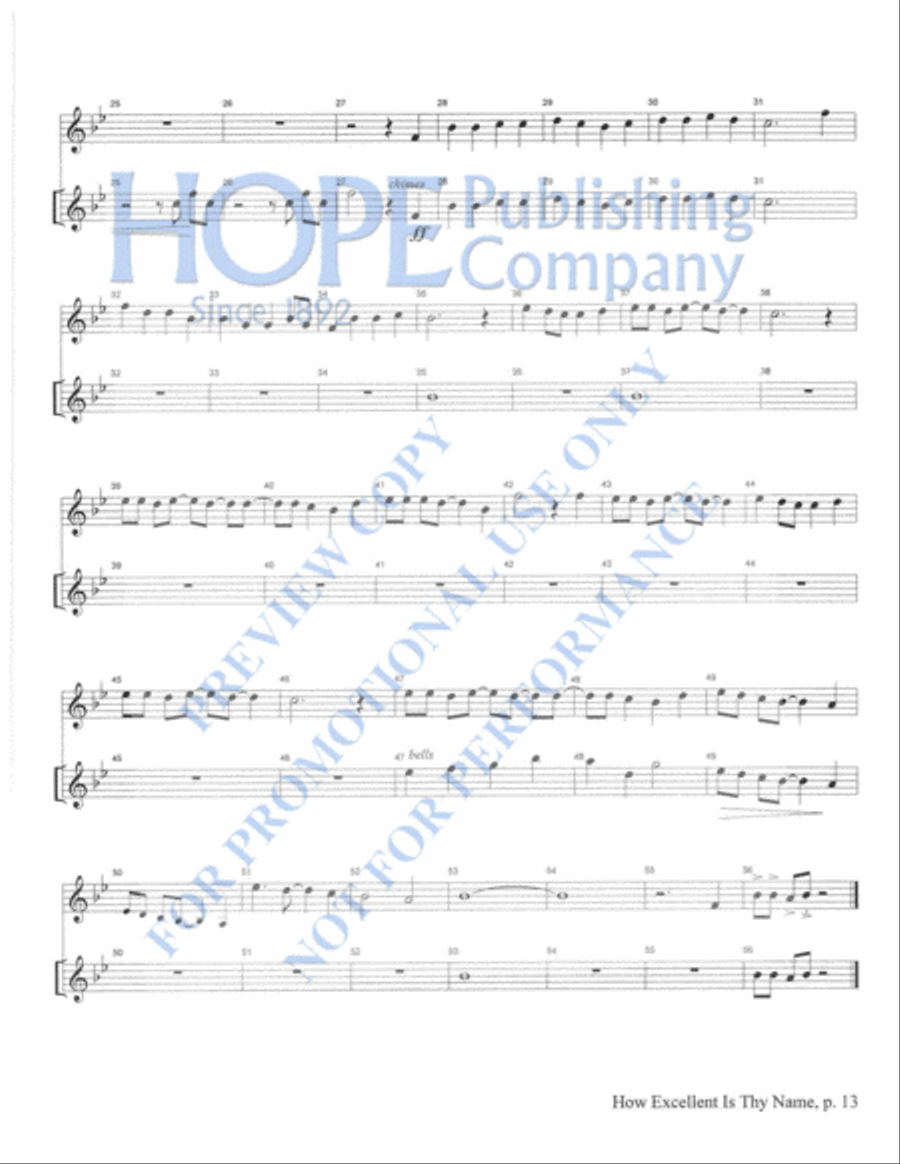 Praise Him with Instruments Orchestra scores gallery preview page 16