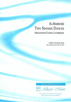 Moszkowski - 2 Spanish Dances Clarinet/Piano (Archive)