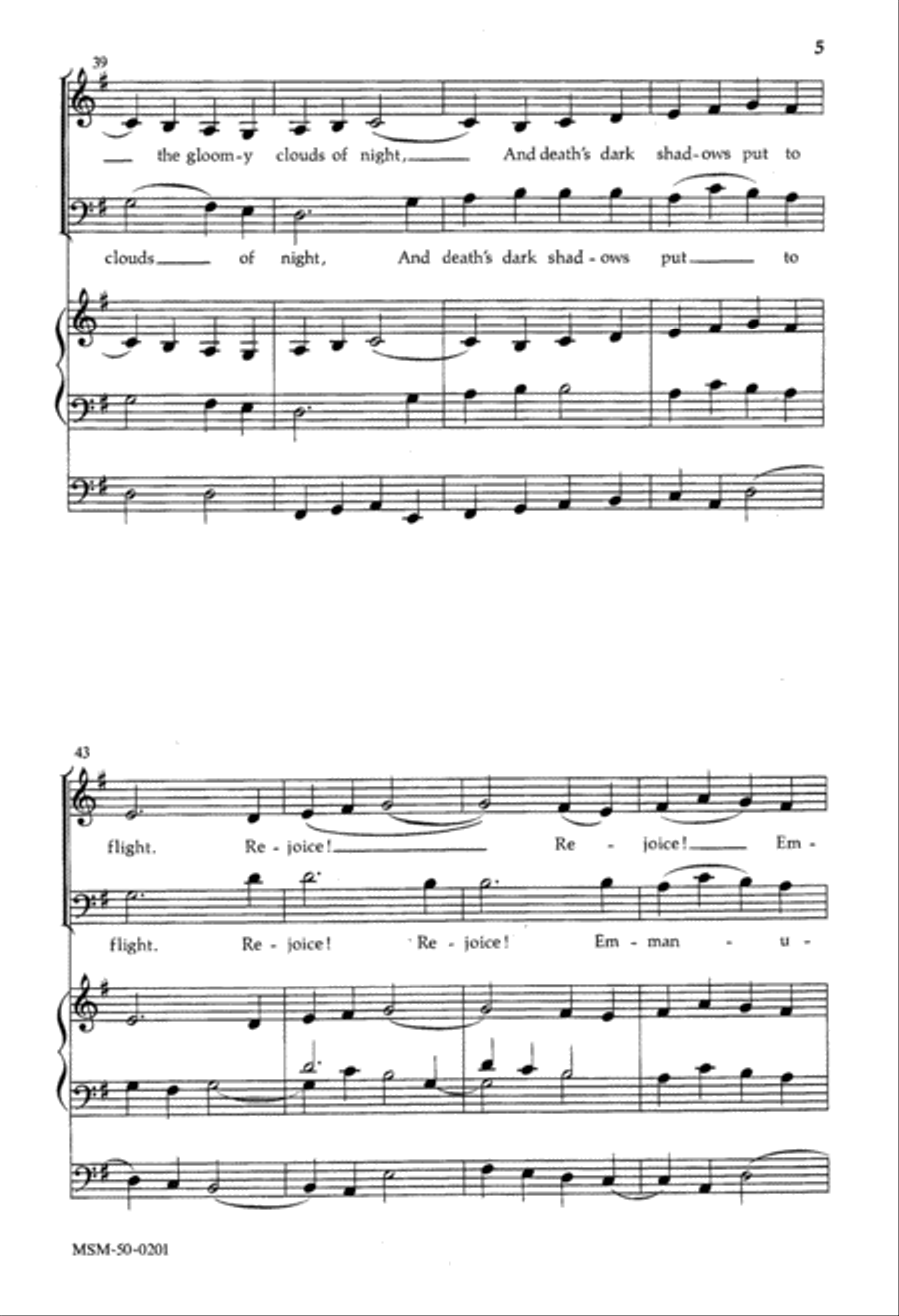 O Come, O Come, Emmanuel O Come, O Come, Emmanuel 3-Part scores gallery preview page 4