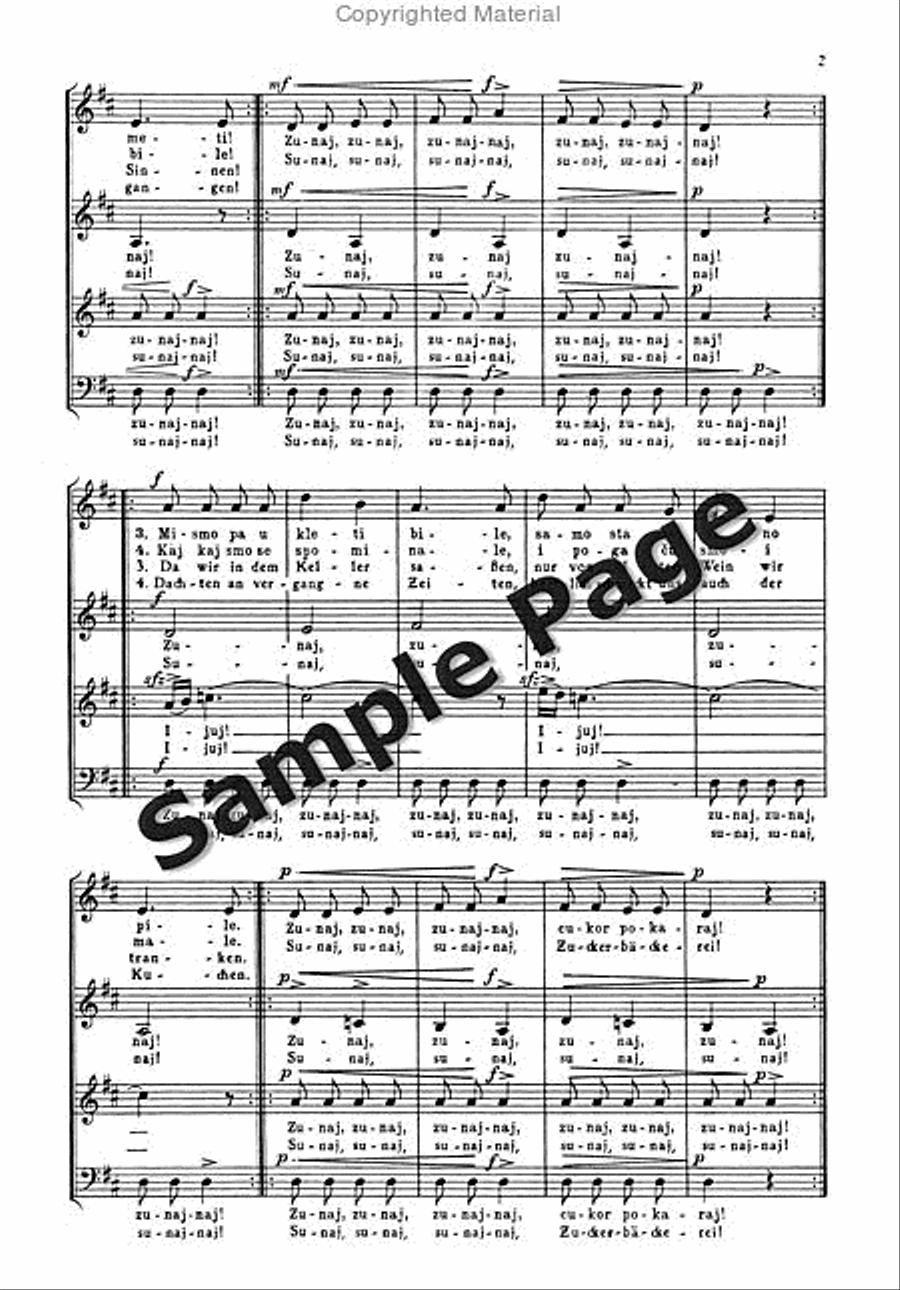 Spottlied 4-Part scores gallery preview page 3