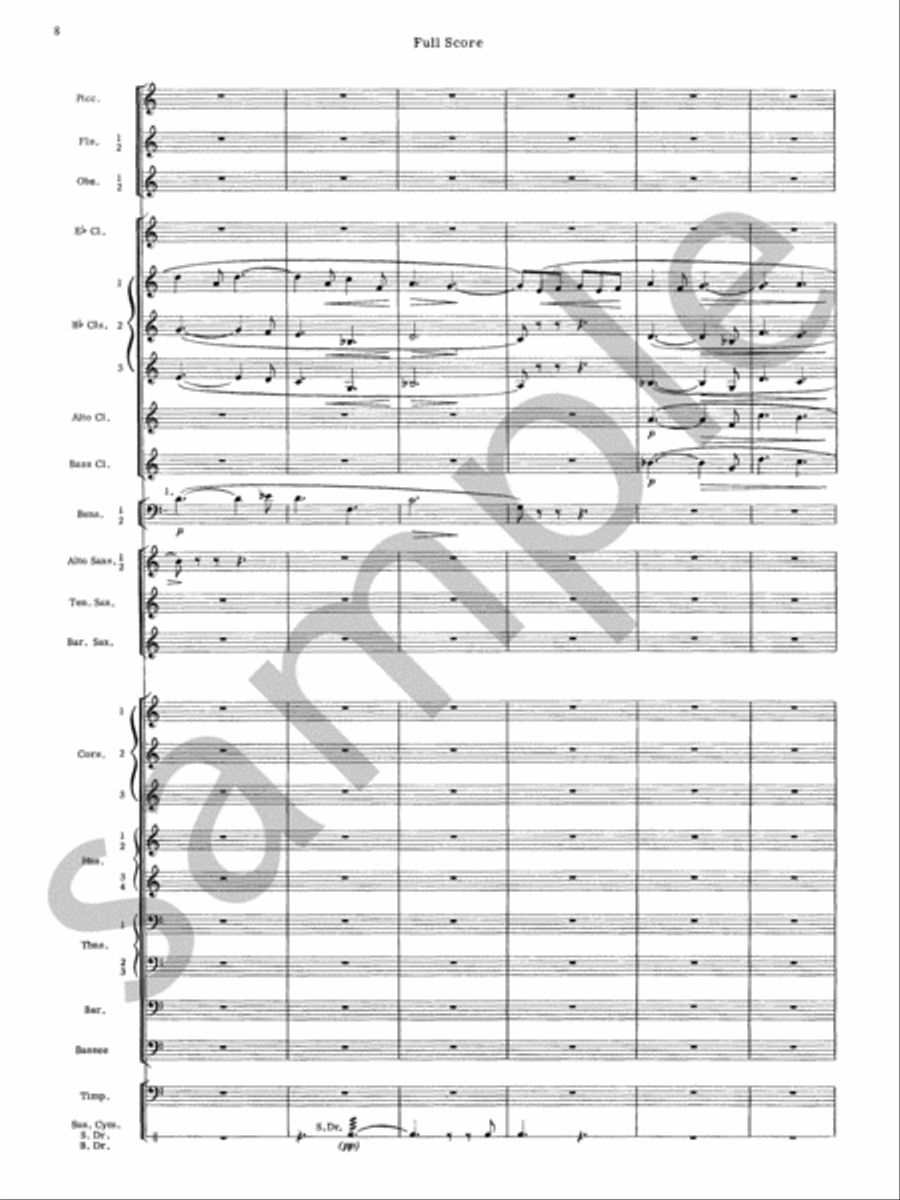O Cool Is the Valley Concert Band scores gallery preview page 10