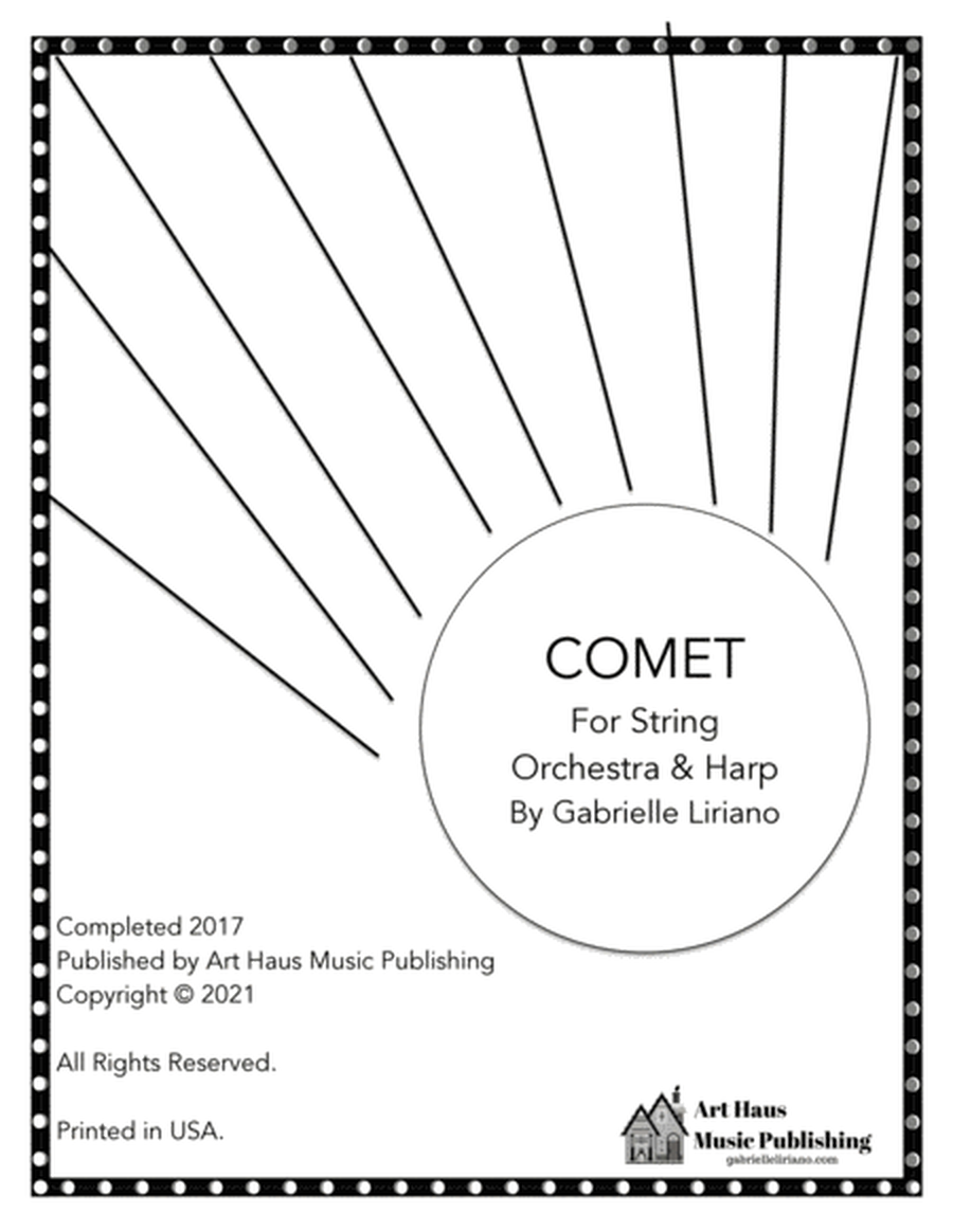 Comet for String Orchestra & Harp image number null