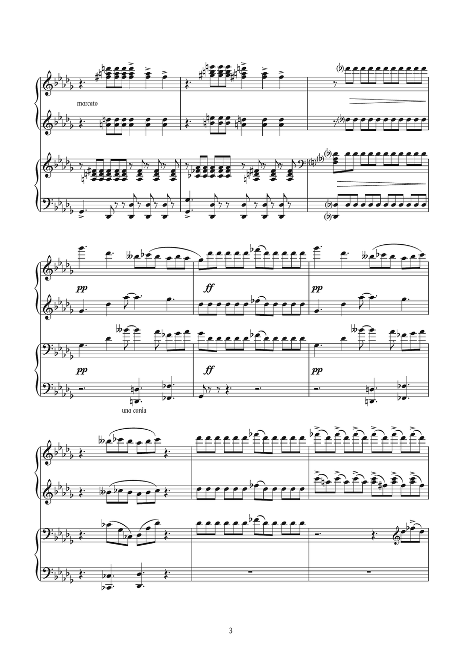 Eryri Eryri Piano Duet scores gallery preview page 3