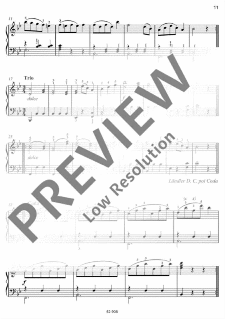 12 Easy and progressive Sonatinas Piano Solo scores gallery preview page 12