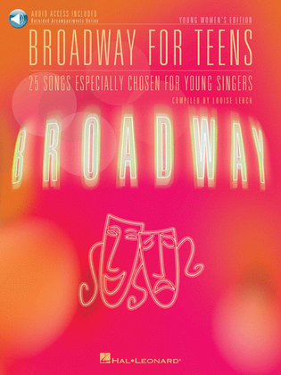 Book cover for Broadway For Teens Young Womens Edition Book/Online Audio