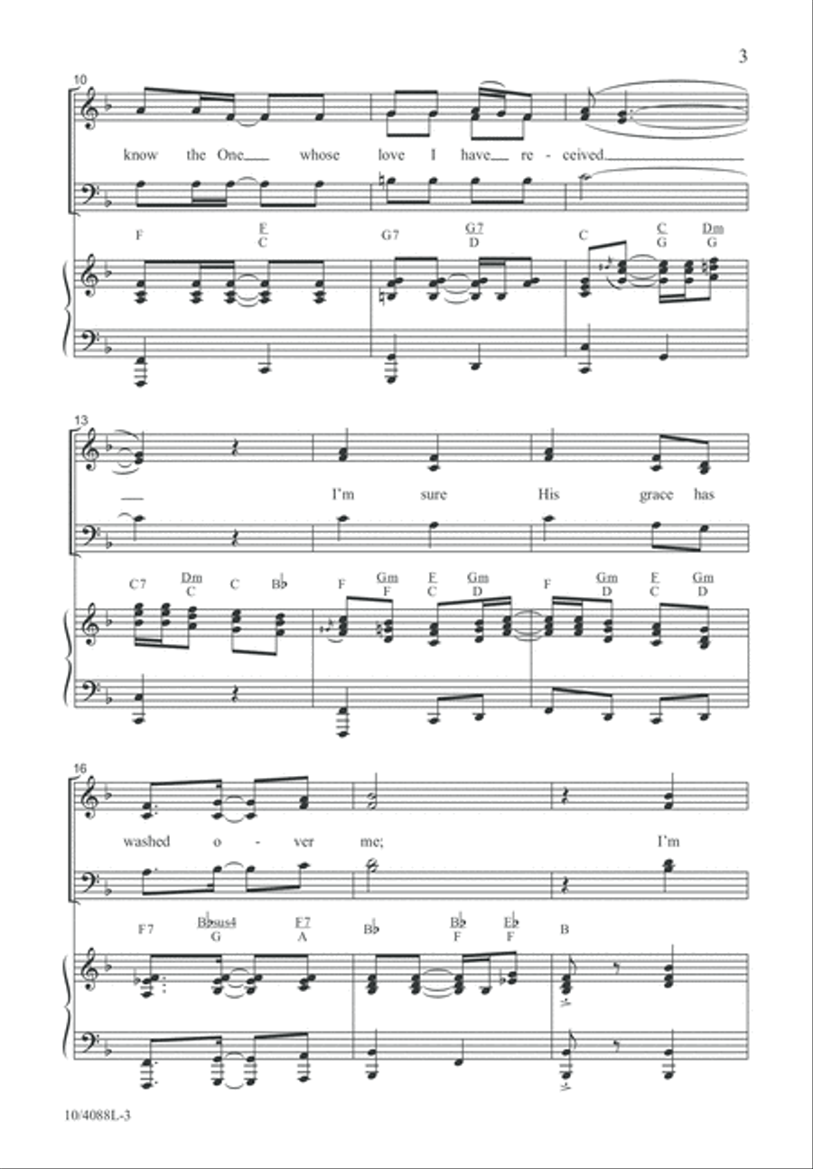 Safe Within the Arms 4-Part scores gallery preview page 3