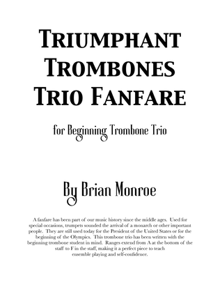 Triumphant Trombone Trio Fanfare