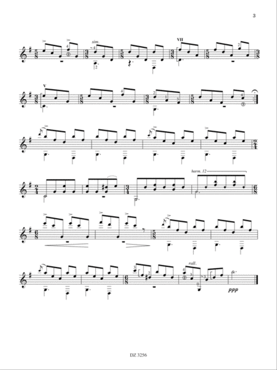 Anthologie Classical Guitar scores gallery preview page 3