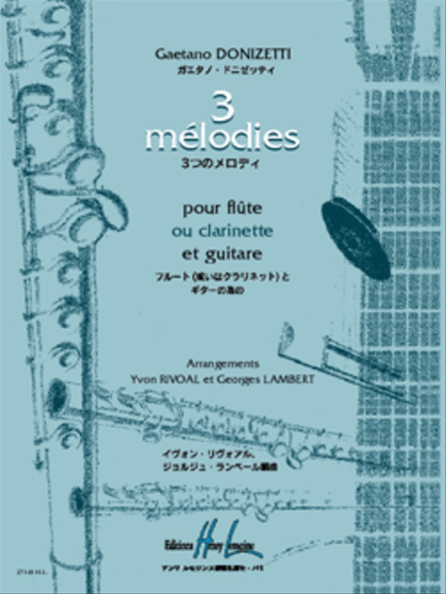 Melodies (3) Clarinet scores gallery preview page 1