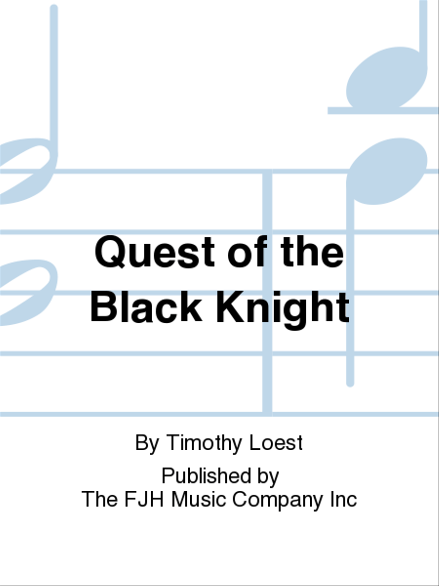 Quest of the Black Knight Concert Band scores gallery preview page 1